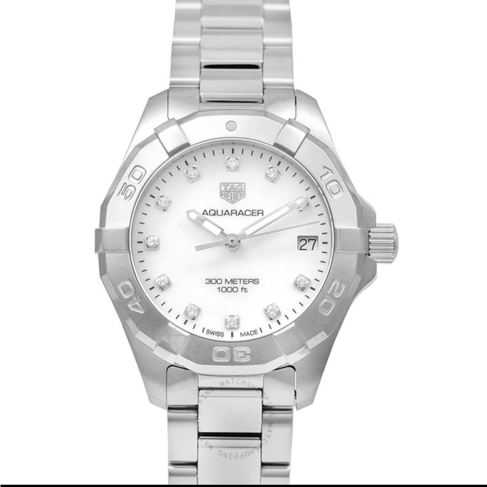 TAG HEUER Aquaracer Quartz watch with diamonds